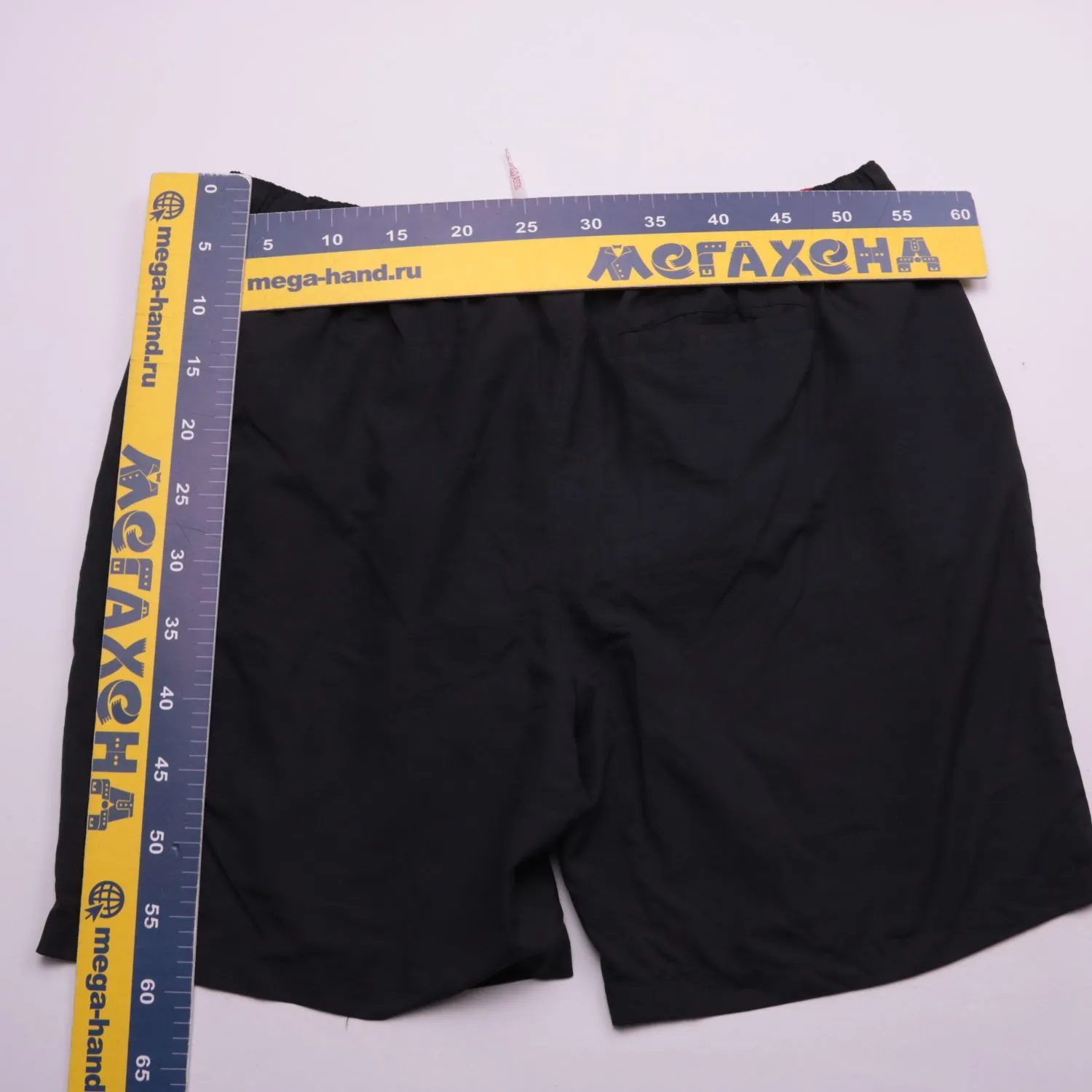 Чёрные шорты U.S. Polo Assn. с вышивкой, размер 62 (4XL)