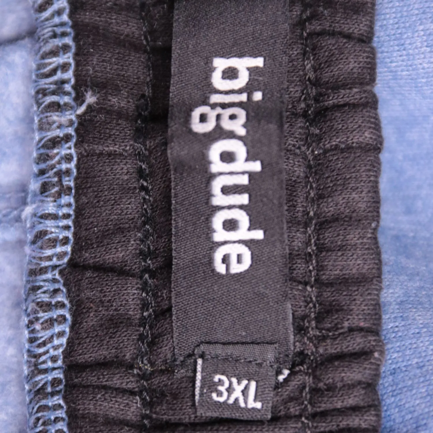 Голубые шорты Bigdude с эластичным поясом, размер 60 (3XL)