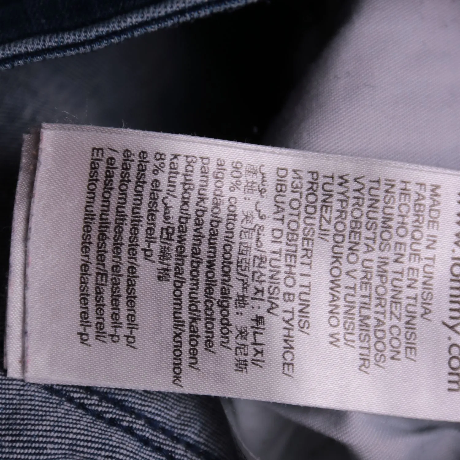 Женские джинсы Tommy Jeans из синего денима, размер 46 (M)