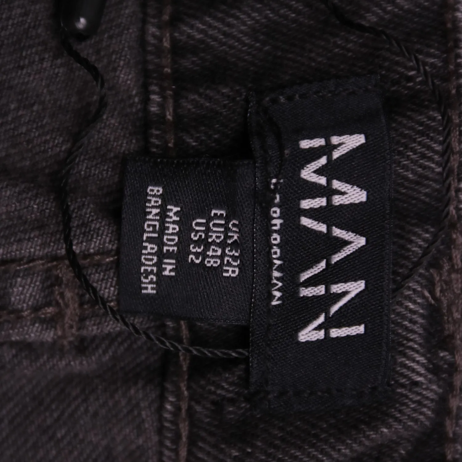 Тёмно-серые джинсы Matalan прямого кроя, размер 48 (M)