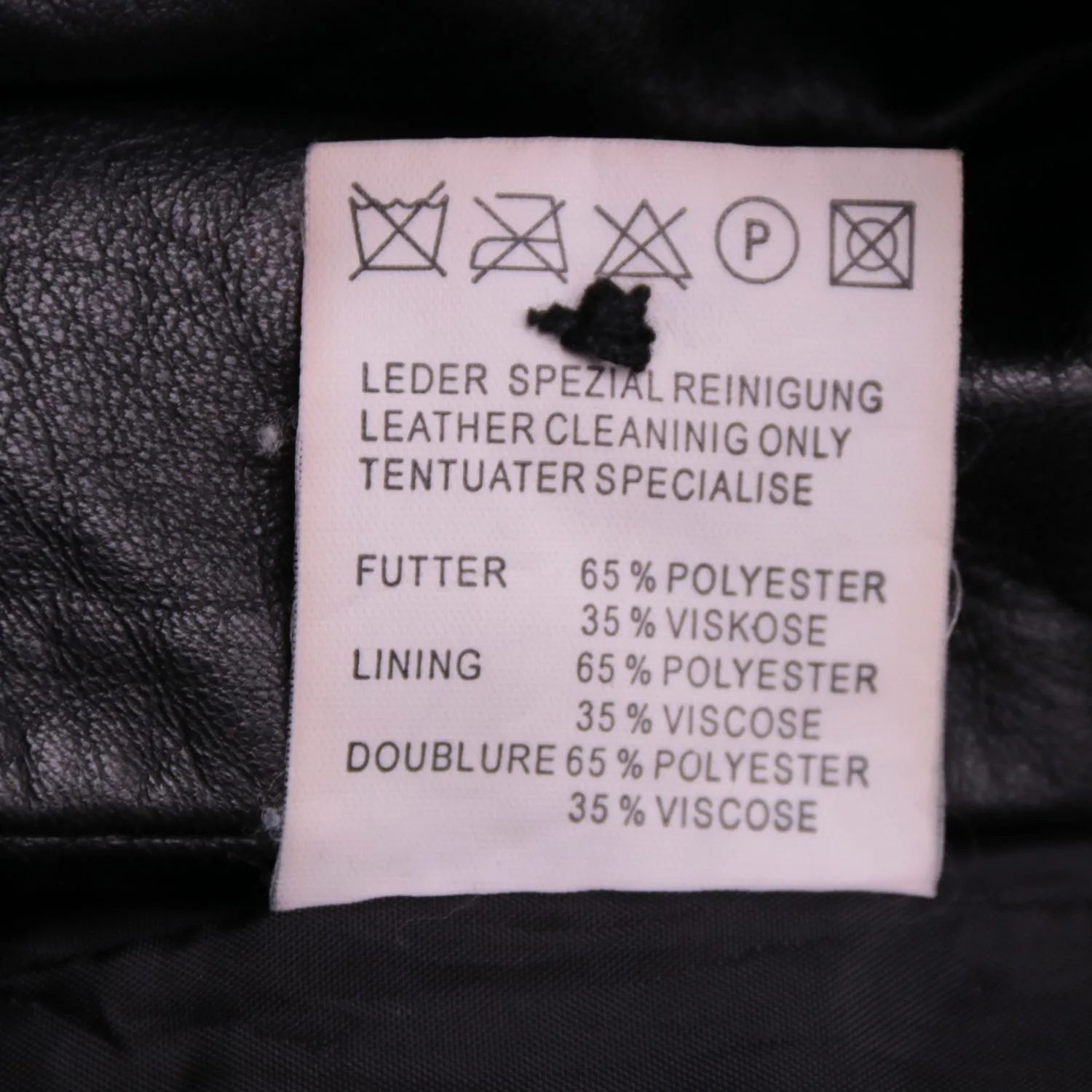 Чёрная кожаная куртка GS Leather Collection на пуговицах, размер 58 (XXL)